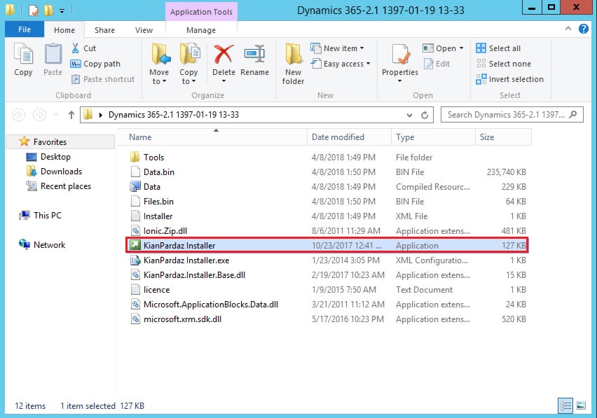 manual install farsisaz microsoft crm 2016 dynamics 365 1